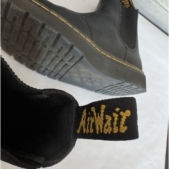 Dr. Martens Dorrian AirWair Black Leather Chelsea Ankle Boot Women 6 Grunge Goth - Picture 6 of 12